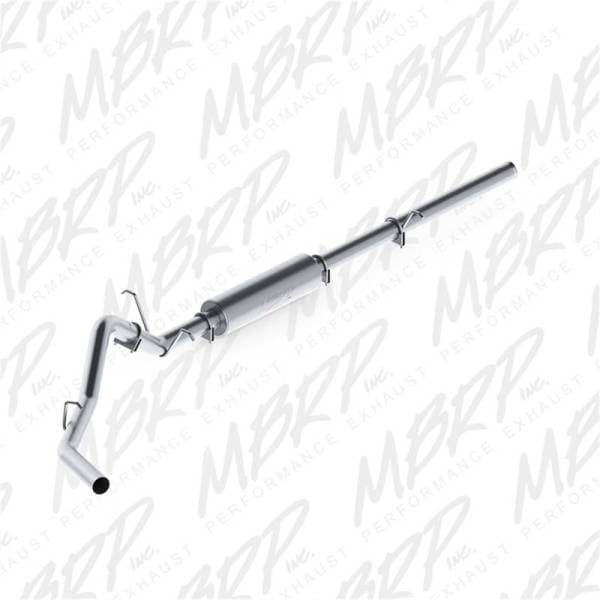 MBRP 2009-2013 Chev/GMC 1500 4.8/5.3L (excl 8ft bed) Cat Back Single Side AL P Series Exhaust - S5054P