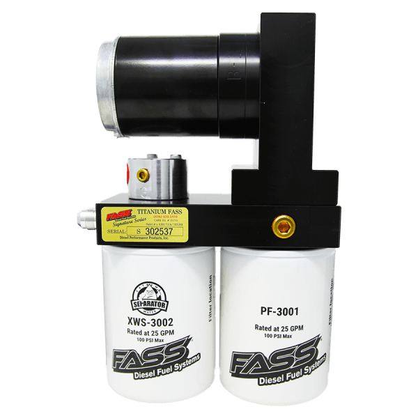 FASS 01-10 GM 2500/3500 Duramax 100gph Titanium Series Fuel Air Separation System TS C10 100G - TSC10100G