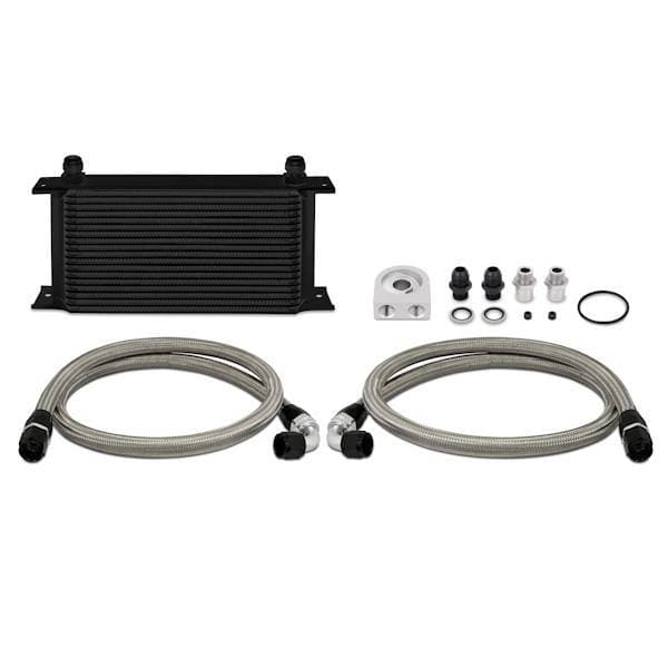 Mishimoto Universal 19 Row Oil Cooler Kit, Black MMOC-ULBK