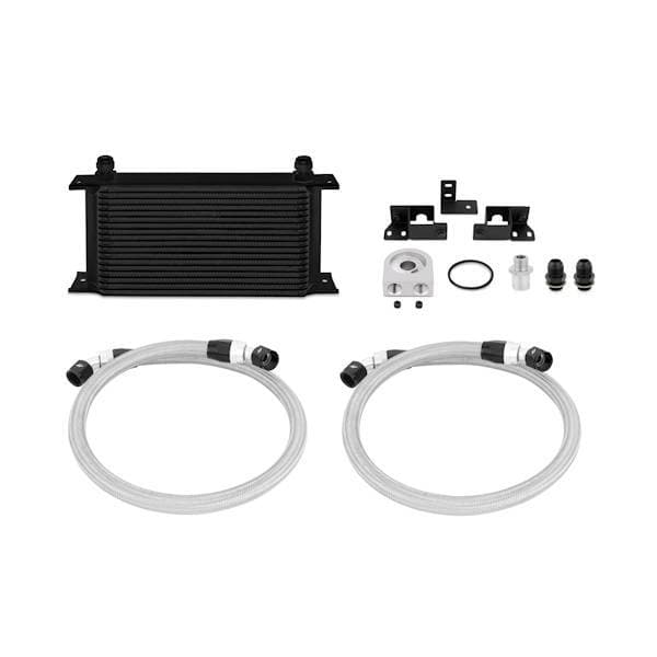 Mishimoto Jeep Wrangler JK Oil Cooler Kit, Black MMOC-WRA-07BK