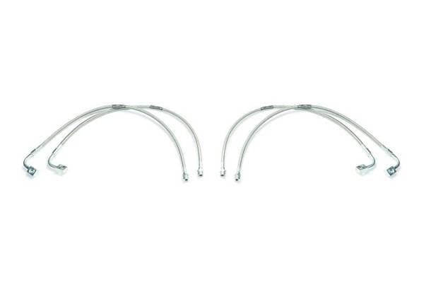 Fabtech 07-18 Jeep JK 4WD Front & Rear Extended Brake Line Kit - FTS94061