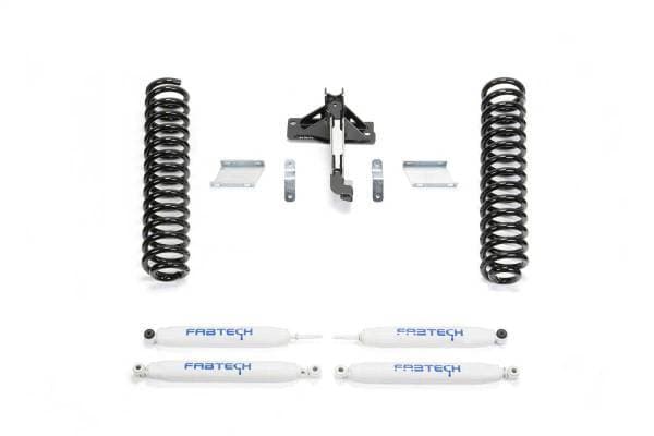 Fabtech 17-24 Ford F250/F350 4WD Diesel 2.5in Budget Coil Kit w/Perf Shks - K2339