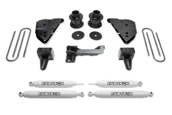 Fabtech 23-24 Ford F250/350 4WD 4in Budget System w/ Performance Shocks - K2404