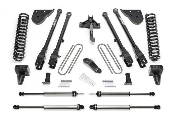 Fabtech 23-24 Ford F250/350 4WD Diesel 4in 4 Link System w/ Coils and 2.25 DLSS Shocks - K2409DL