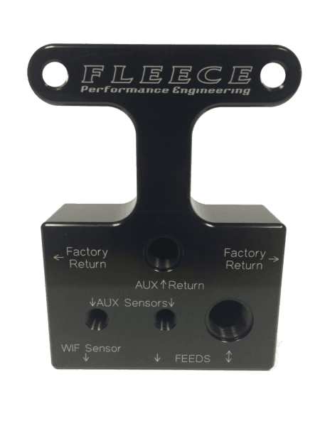 Fleece Performance 07.5-09 Dodge 6.7L Cummins 3rd Gen Fuel Distribution Block - FPE-FFD-RF-3G-67