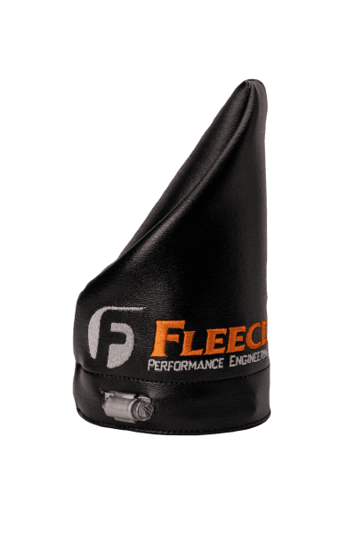 Fleece Performance 4in 45 Degree Miter Hood Stack Cover - FPE-HSC-4-45