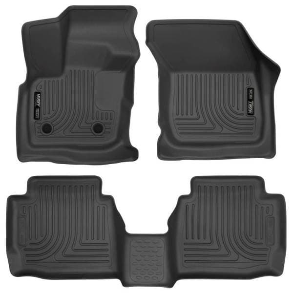 Husky Liners 17 Ford Fusion / 17 Lincoln MKZ Black Front and 2nd Row Floor Liners - 98791