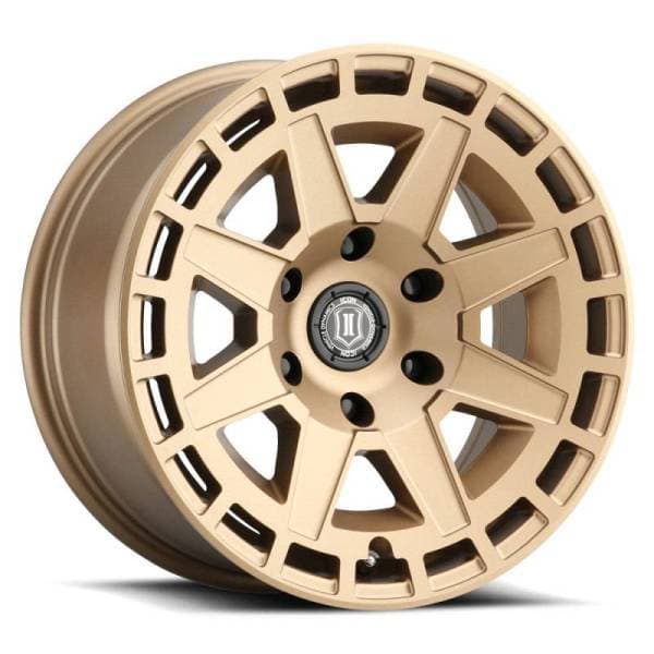 ICON Compass 17x8.5 6x135 6mm Offset 5in BS Satin Brass Wheel - 3217856350BS