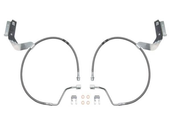 ICON 2017+ Ford F-250/F-350 Front 4.5 & 7in Extended SS Brake Line Kit - 61110