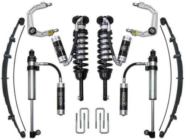 ICON 05-15 Toyota Tacoma 0-3.5in/16-17 Toyota Tacoma 0-2.75in Stage 8 Suspension System w/Billet Uca - K53008