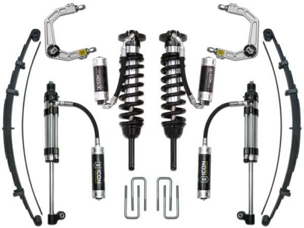 ICON 05-15 Toyota Tacoma 0-3.5in/16-17 Toyota Tacoma 0-2.75in Stg 10 Suspension System w/Billet Uca - K53010