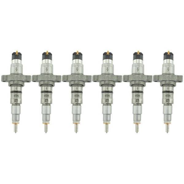Industrial Injection 03-04 Cummins 5.9L Reman Stock Injector Pack w/ Connecting Tubes - Set of 6 - 214311