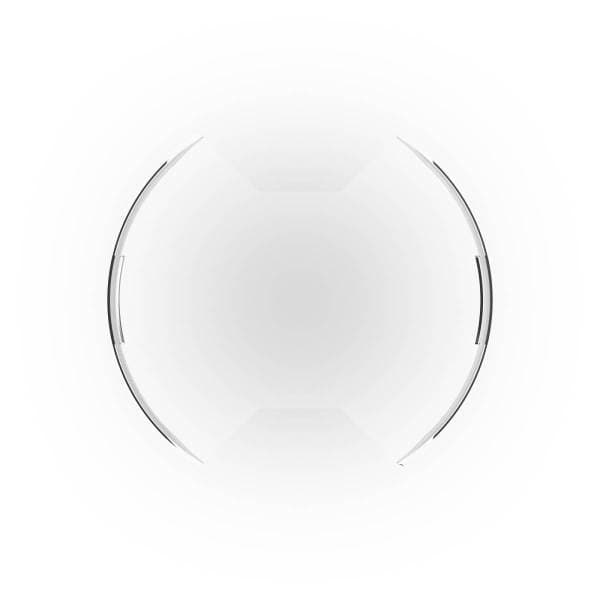 KC HiLiTES SlimLite 8in. LED Light Shield (Shield Only) - Clear - 5207