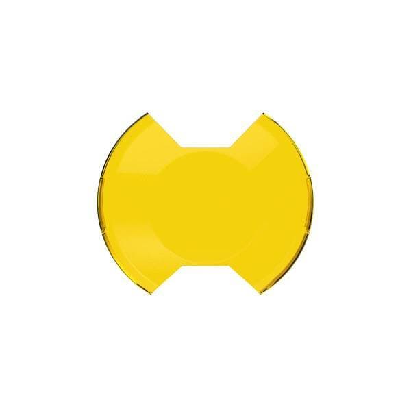 KC HiLiTES SlimLite 8in. LED Light Shield SAE Driving (Shield Only) - Selective Yellow - 5210
