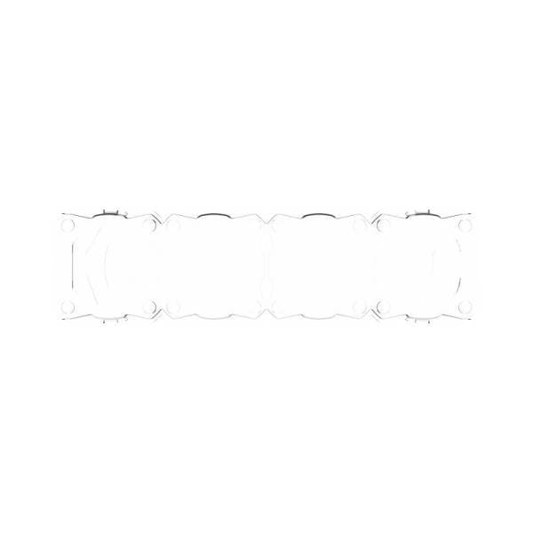 KC HiLiTES FLEX ERA LED Light Bar 10in. Light Shield - Clear (SHIELD ONLY) - 5332