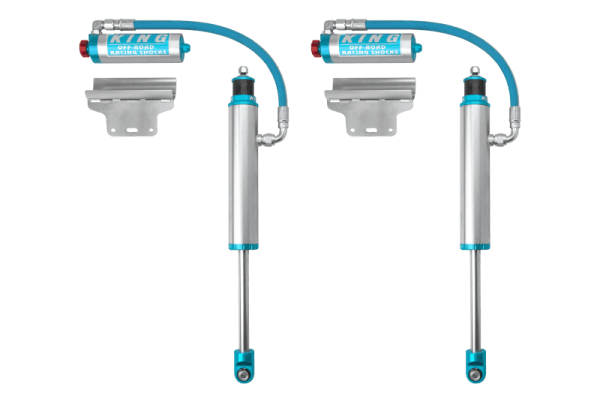 King Shocks 2005+ Toyota Tacoma (6 Lug) Rear 2.5 Dia Remote Reservoir Shock w/Adjuster (Pair) - 25001-121A