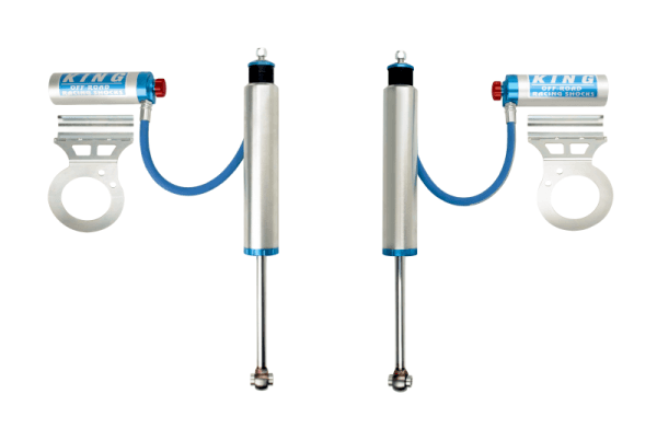 King Shocks 2014+ Ram 2500 4WD Front 2.5 Dia Piggy Hose Shock w/Adjuster (Pair) - 25001-327A