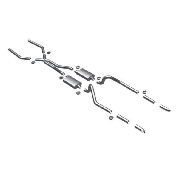 MagnaFlow SYS C/B 67-70 Mustang 2.50inch w/Tru-X - 15816