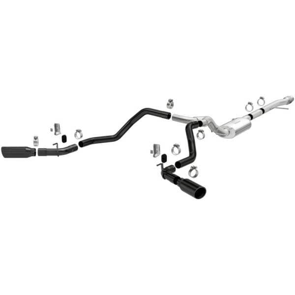 MagnaFlow 2019 Chevy Silverado 1500 V8 5.3L Street Series Dual Split Exit Exhaust w/ Black Tips - 19474