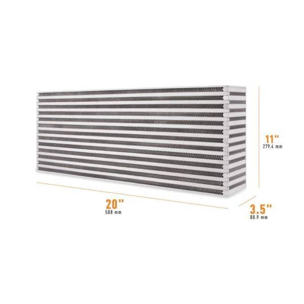 Mishimoto Universal Air-to-Air Intercooler Core - 20in / 11in / 3.5in - MMUIC-13