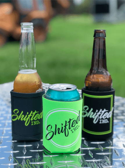 Shifted Ind. Koozie Pack - Gray/Black/Lime
