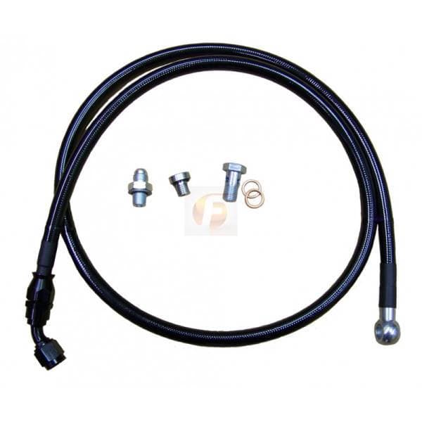 Duramax Remote Turbo Oil Feed Line Kit For Factory Garrett Banjo Feed Fleece Performance