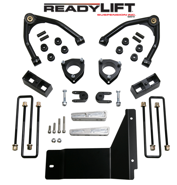 ReadyLift 2007-13 CHEV/GMC 1500 4'' Front with 1.75'' Rear SST Lift Kit - Cast Steel UCA 69-3485
