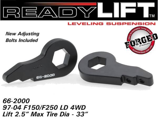 ReadyLift 1997-00 FORD F150 2'' Leveling Kit (Forged Torsion Key) 66-2000