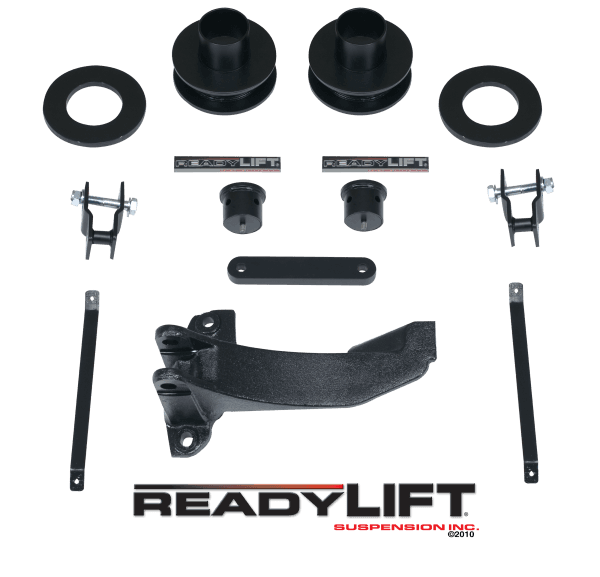 ReadyLift 2008-10 FORD F250/F350/F450 2.5'' Front Leveling Kit with Track Bar Bracket 66-2516