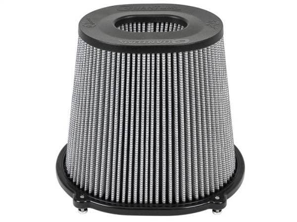 aFe Quantum Pro DRY S Air Filter Inverted Top - 5in Flange x 8in Height - Dry PDS - 21-91132