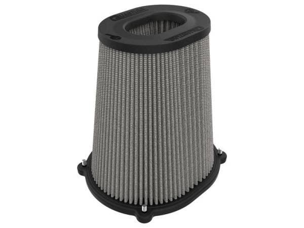 aFe Quantum Pro DRY S Air Filter Inverted Top - 5.5inx4.25in Flange x 9in Height - Dry PDS - 21-91133