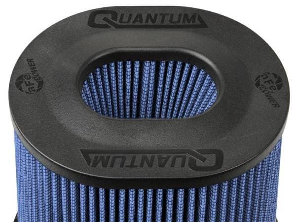aFe Quantum Pro-5 R Air Filter Inverted Top - 5in Flange x 8in Height - Oiled P5R - 23-91132