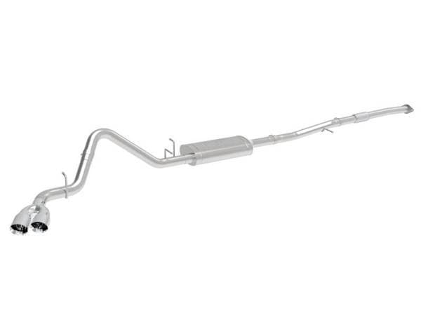 aFe Vulcan Series 3in 304SS Exhaust Cat-Back w/ Pol Tips 2019 GM Silverado / Sierra 1500 L4-2.7L (t) - 49-34109-P