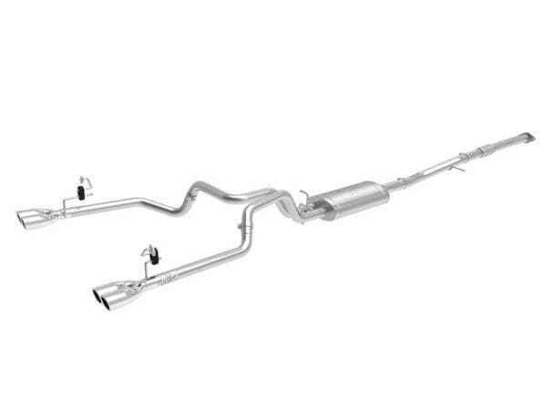 aFe Vulcan Series 3-2.5in 304SS Exh Cat-Back w/ Pol Tips 2019 GM Silverado/Sierra 1500 L4-2.7L (t) - 49-34110-P