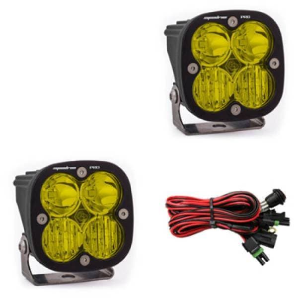 Baja Designs Squadron Pro Series Driving Combo Pattern Pair LED Light Pods - Amber - 497813