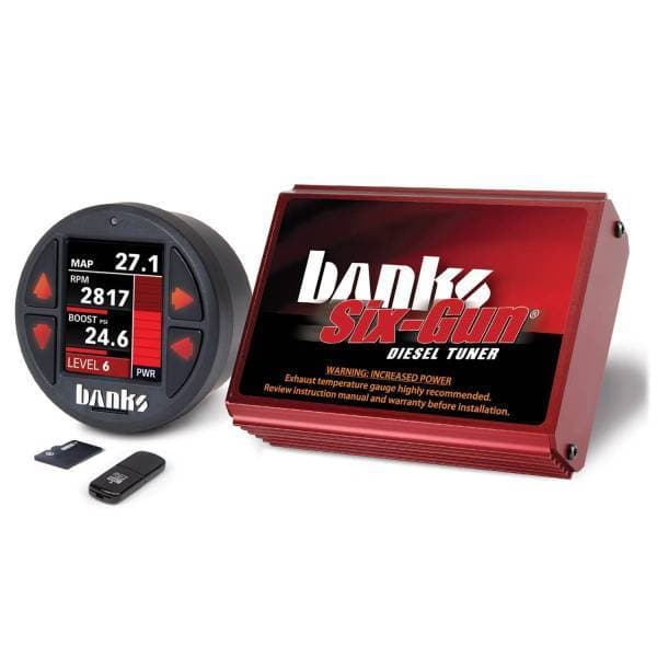 Banks 06-07 Chevy/GMC 2500/3500 6.6L LLY-LBZ Six-Gun Diesel Tuner w/ iDash-1.8 DataMonster - 61444