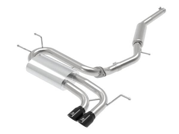 aFe Takeda 2-1/2in SS-304 Cat-Back Exhausts w/ Black Tip 16-19 Mazda MX-5 Miata ND 2.0T - 49-37005-B