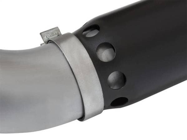 aFe LARGE Bore HD 5in Exhausts DPF-Back SS w/ Black Tips 16-17 GM Diesel Truck V8-6.6L (td) LML/L5P - 49-44081-B