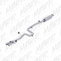 MBRP 14-19 Ford Fiesta ST 1.6L EcoBoost 3in Dual Outlet Alum Cat Back - S4202AL