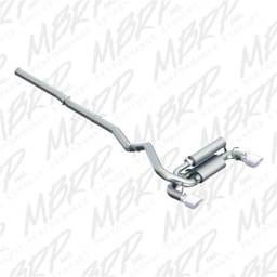MBRP 2016+ Ford Focus RS 3in Aluminized Dual Outlet Cat-Back Exhaust - S4203AL