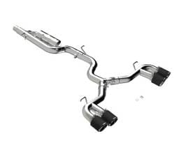 MBRP 2022 Volkswagon Golf R MK8 3in Cat-Back Quad Rear w/ Carbon Fiber Tips Valve Delete Exhaust - S46123CF
