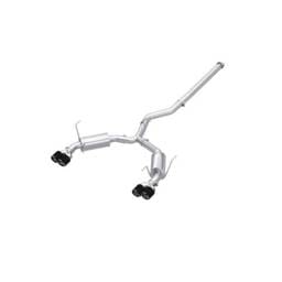 MBRP 2022+ Subaru WRX 3in Cat-Back Dual Split Rear Quad Carbon Fiber Tips Street Profile Exhaust - S48073CF