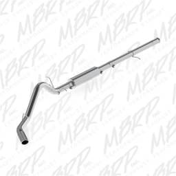 MBRP 2014 Chevy/GMC 1500 Silverado/Sierra 6.2L V8 Aluminum 3.5in C/B Single Side Exit Exh - S5086AL