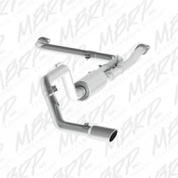 MBRP 2016+ Nissan Titan 5.6L XD 4in Tip 3in AL Cat Back Single Side - S5408AL