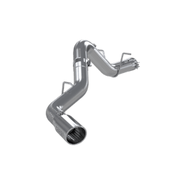 MBRP 2020+ GMC/Chevy 2500/3500 6.6L Duramax 4in Mand Bent Tubing AL-Ser Cat Back Single Side - Alum - S6059AL