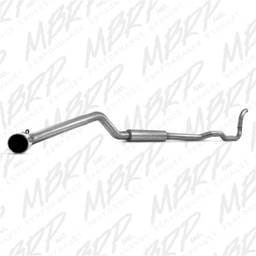 MBRP 88-93 Dodge 2500/3500 Cummins 4WD ONLY Turbo Back Single Side Exit Alum Exhaust System - S6150AL