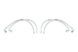 Fabtech 07-18 Jeep JK 4WD Front & Rear Extended Brake Line Kit - FTS94061
