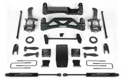 Fabtech 04-08 Ford F150 4WD V8 Only 6in Basic Sys w/Frt Shk Extns & Stealth Rr - K2116M