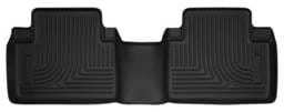 Husky Liners 14-18 Nissan Rogue w/o Third Row Seats X-Act Contour Black Floor Liners (2nd Seat) - 52481