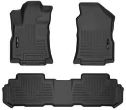 Husky Liners 19-23 Subaru Ascent Weatherbeater Black Front & 2nd Seat Floor Liners - 95871